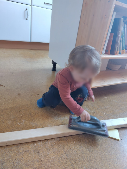 Und immer schön schleifen =)